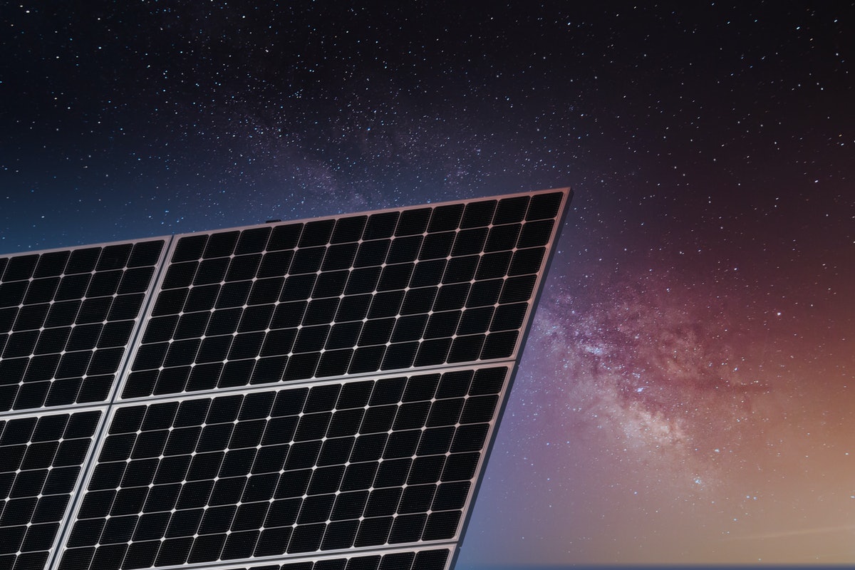 During the Night, Solar Panels Generate Electricity